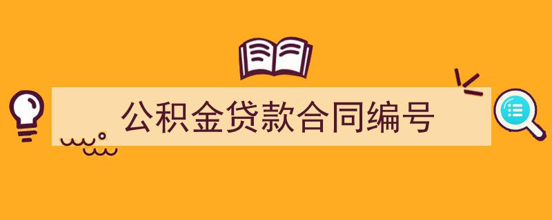 写作《公积金贷款合同编号》小技巧请记住这五点。（精选5篇）"/