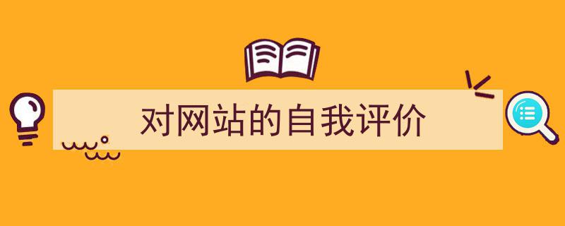 推荐《对网站的自我评价》相关写作范文范例（精选5篇）"/